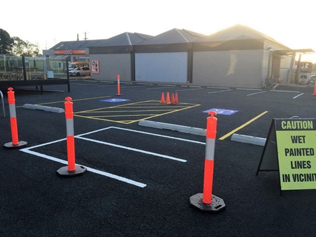 car park line marking