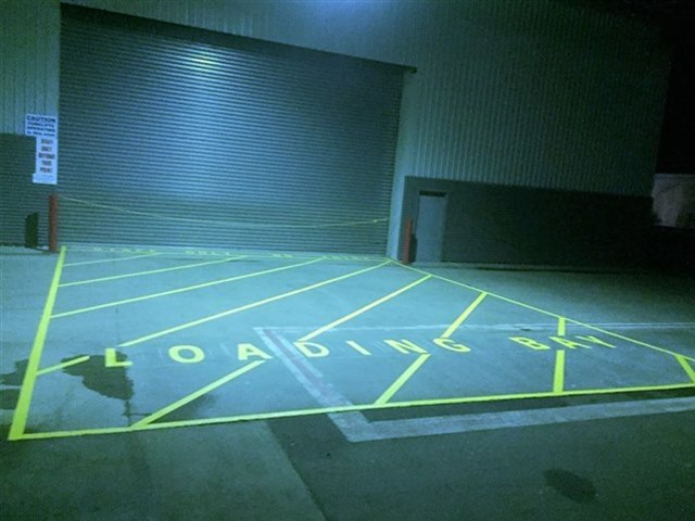 Loading bay Line Marking