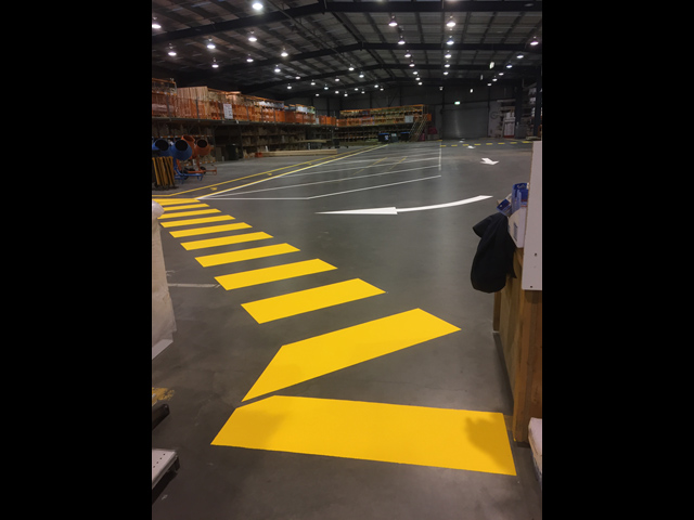 warehouse line marking