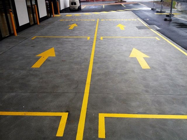 car park line marking